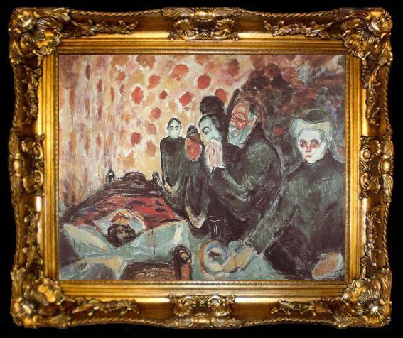 framed  Edvard Munch Funeral, ta009-2